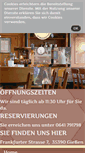 Mobile Screenshot of gasthaus-justus.de